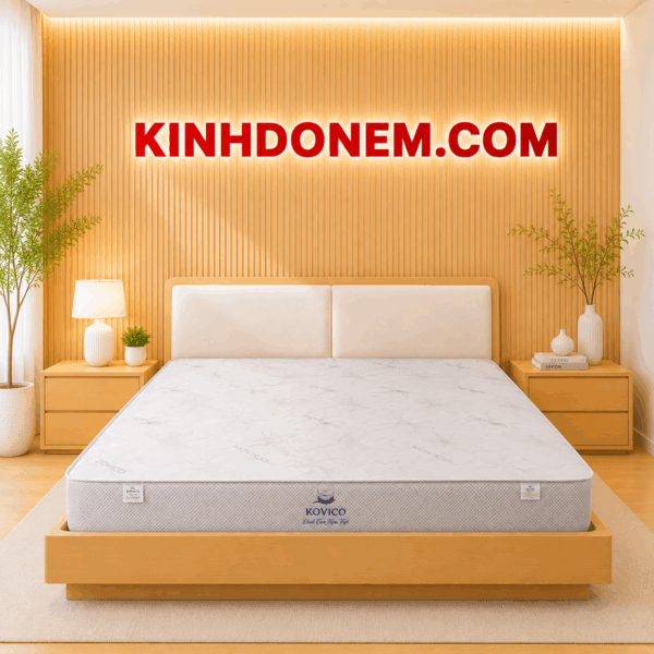 Nệm Lò Xo Túi Celina Cao Cấp 24P thiết kế 2 viền sang trọng, đàn hồi êm ái và nâng đỡ cơ thể tối ưu